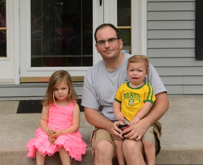 Father s Day Photo with Greta and JB
